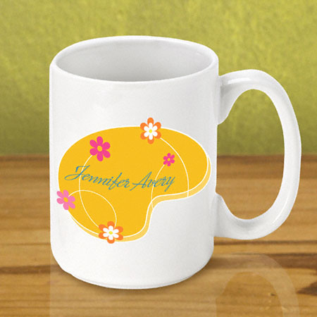 Gleeful Coffee Mug - Orange Meadow