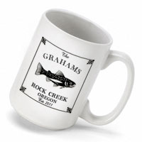 Cabin Series Coffee Mug - Trout