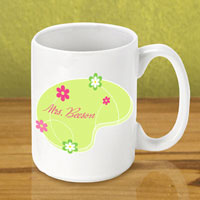 Gleeful Coffee Mug - Green Meadow