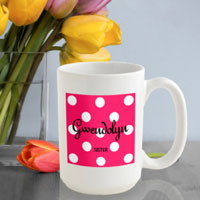 Polka Dot Coffee Mug - Tutti Frutti
