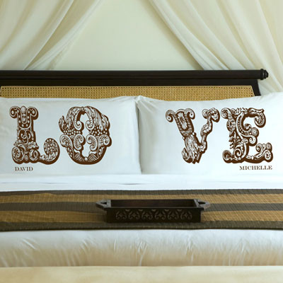 Love Pillow Case - Brown (Love)