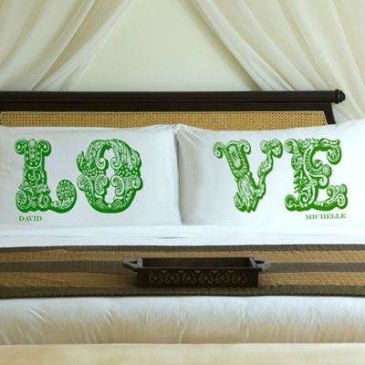 Love Pillow Case - Green (Love)