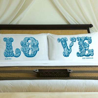 Love Pillow Case - Light Blue (Love)