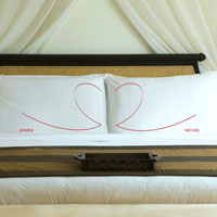 Heart Pillow Case - Red (Heart)