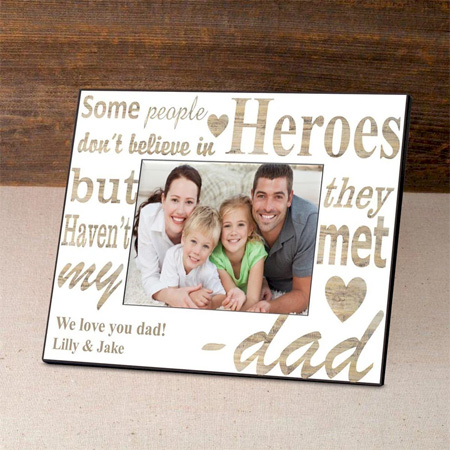 Father's Day Picture Frames - My Hero Father's Day Picture Frames - My Hero