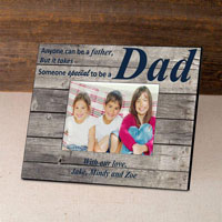 Father's Day Picture Frames - Navy Barnwood