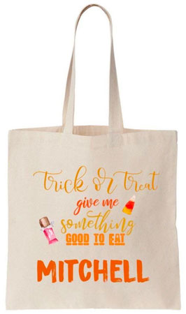 Personalized Halloween Tote Bags - Good To Eat