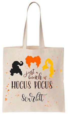 Personalized Halloween Tote Bags - Hocus Pocus