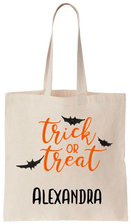 Personalized Halloween Tote Bags - Trick Or Treat