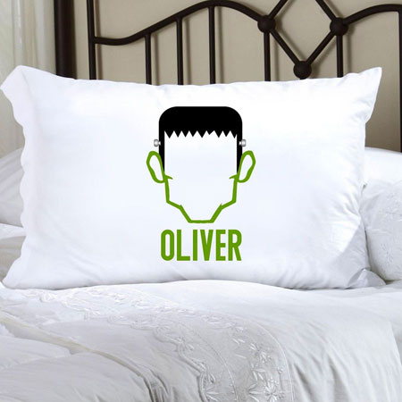 Personalized Halloween Pillowcases - Frankenstein