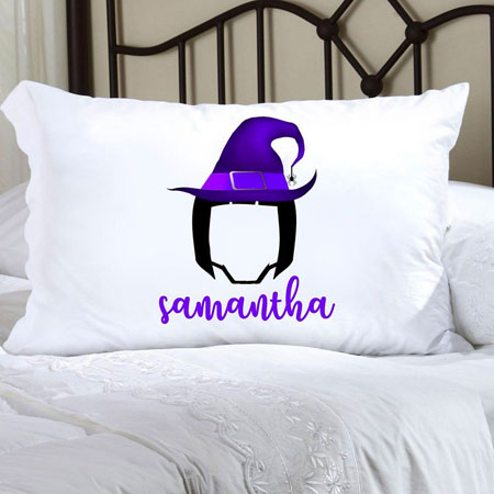 Personalized Halloween Pillowcases - Witch