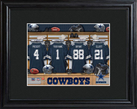 dallas cowboys jersey frame
