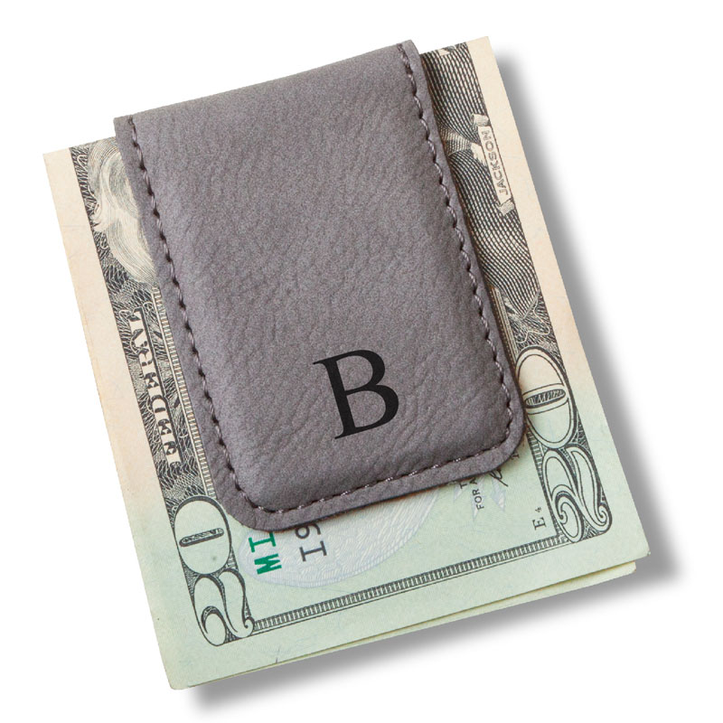 Grey Magnetic Money Clip