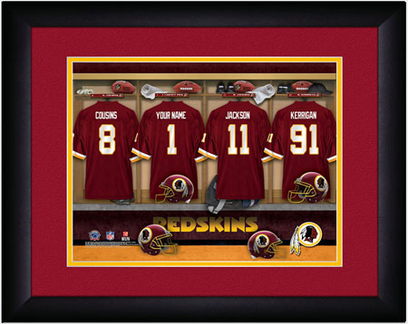 redskins jersey frame