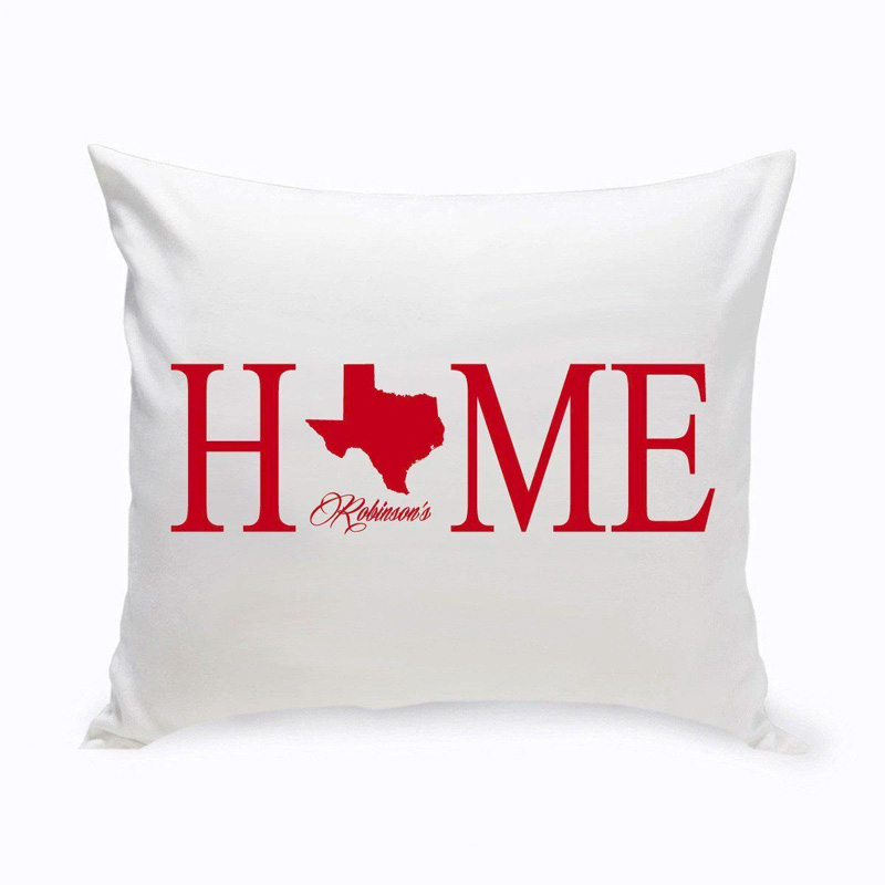 Home State Throw Pillows More Than Paper