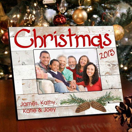 Holiday Picture Frames - Pinecones Holiday Picture Frames - Pinecones