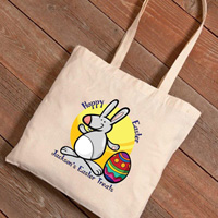 Personalized Canvas Easter Bags (Easter Treats)