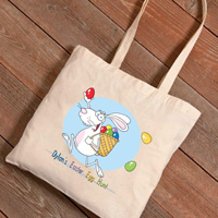 Personalized Canvas Easter Bags (Egg Hunt)