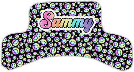 Arm Rests by Namedrops - Happy Faces Arm Rests by Namedrops - Happy Faces
