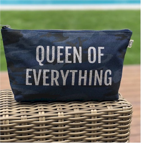 Luxe Bags by Quilted Koala (Makeup Bag - Queen Of Everything)