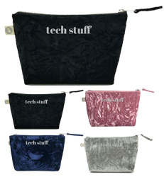 Luxe Bags by Quilted Koala (Velvet Tech Stuff Bag)