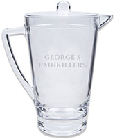 Acrylic Iced Tea Pitcher with Text by Three Designing Women