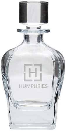 Custom Engraved Chairman Decanter by Three Designing Women