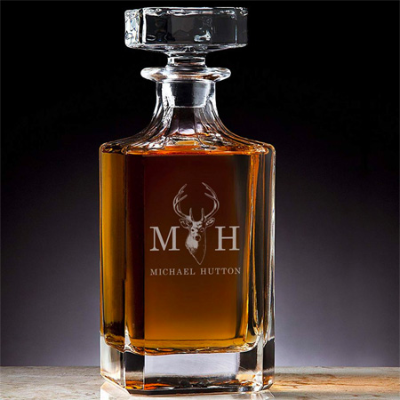 Custom Engraved Opulence Decanter by Three Designing Women