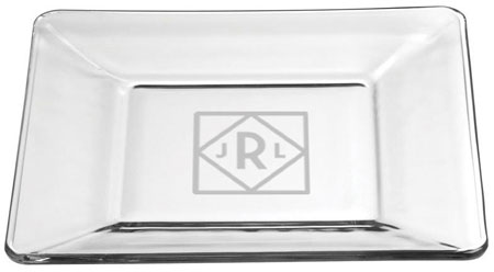 Glass Square Plate by Three Designing Women Glass Square Plate by Three Designing Women