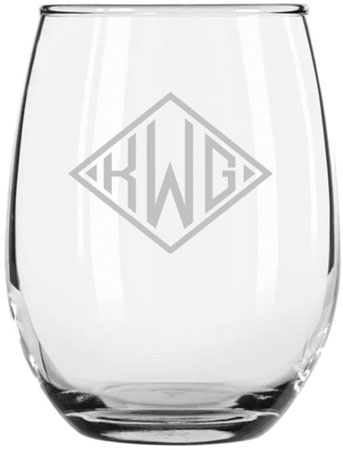 Stemless Wine Glass by Three Designing Women