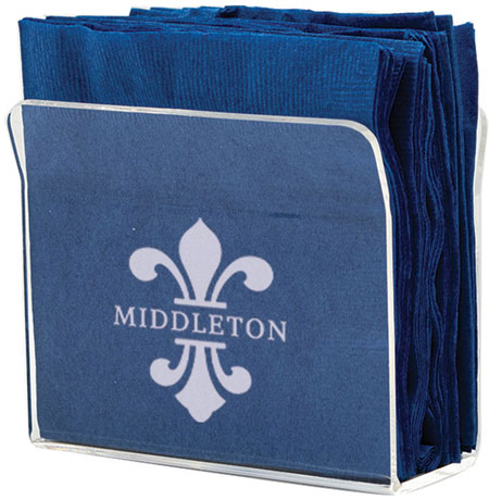 Acrylic Napkin Holders by Three Designing Women (Fleur De Lis) Acrylic Napkin Holders by Three Designing Women (Fleur De Lis)
