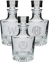 Custom Engraved El Presidente Decanter by Three Designing Women