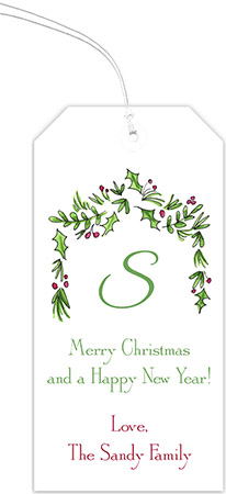 Hanging Gift Tags by Flower & Vine (Holly Garland)