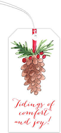 Hanging Gift Tags by Flower & Vine (Pine Cone)