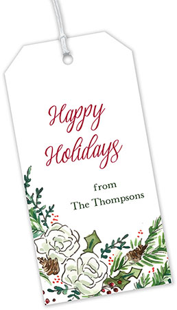 Hanging Gift Tags by Flower & Vine (Winter Spray)