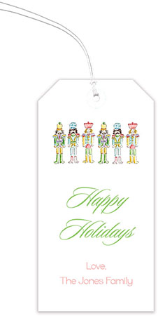 Hanging Gift Tags by Flower & Vine (Nutcrackers)