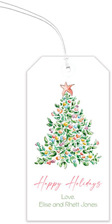 Hanging Gift Tags by Flower & Vine (Happy Tree)