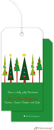 Hanging Gift Tags by Little Lamb Design (Christmas Trees)