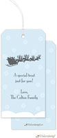 Little Lamb Design - Hanging Gift Tags (Santa Silhouette)