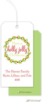 Little Lamb Design - Hanging Gift Tags (Holly Wreath - Holly Jolly)