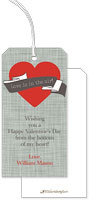 Hanging Gift Tags by Little Lamb Design (Heart - Valentine's Day)