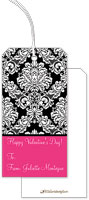 Hanging Gift Tags by Little Lamb Design (Damask - Valentine's Day)
