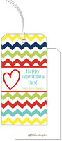 Hanging Gift Tags by Little Lamb Design (Chevron - Valentine's Day)