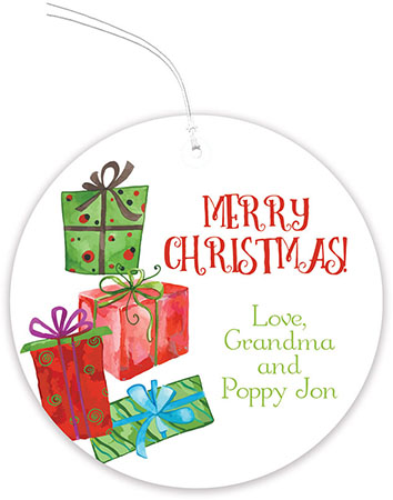 Hanging Gift Tags by Little Lamb Design (Watercolor Wrapped Presents) Hanging Gift Tags by Little Lamb Design (Watercolor Wrapped Presents)