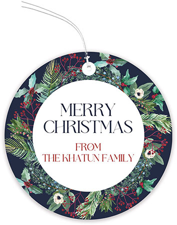 Hanging Gift Tags by Little Lamb Design (Floral Berry Round) Hanging Gift Tags by Little Lamb Design (Floral Berry Round)