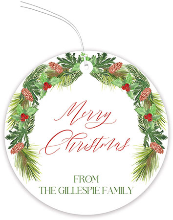 Hanging Gift Tags by Little Lamb Design (Pine Arch) Hanging Gift Tags by Little Lamb Design (Pine Arch)