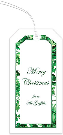 Hanging Gift Tags by Little Lamb Design (Green Botanical)