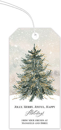 Hanging Gift Tags by Little Lamb Design (Glistening Treetop) Hanging Gift Tags by Little Lamb Design (Glistening Treetop)