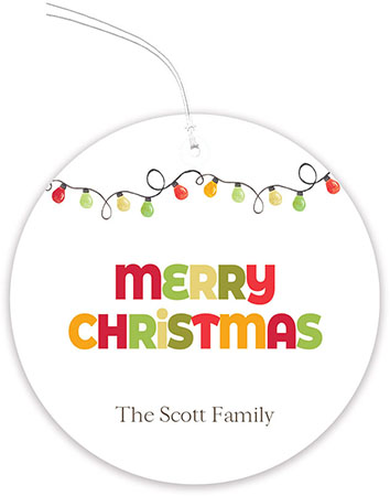 Hanging Gift Tags by Little Lamb Design (Bright Christmas) Hanging Gift Tags by Little Lamb Design (Bright Christmas)