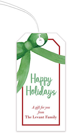 Hanging Gift Tags by Little Lamb Design (Big Bow) Hanging Gift Tags by Little Lamb Design (Big Bow)